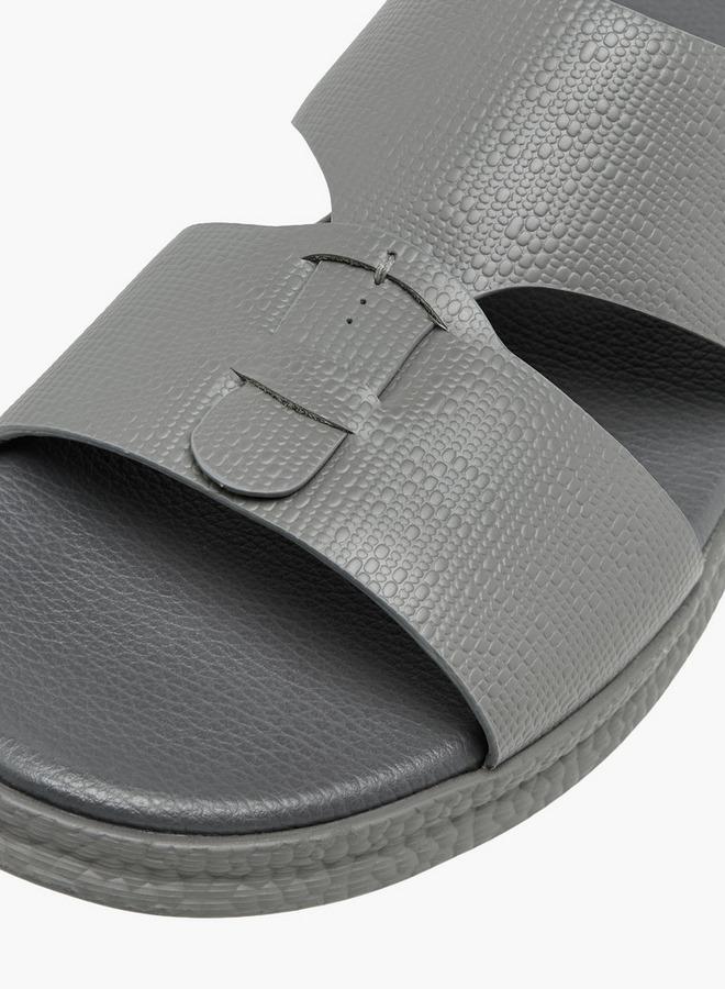 لو كونفورت صنادل رجالية مريحة بتفاصيل إبزيم - تشكيلة رمضان - Image 4